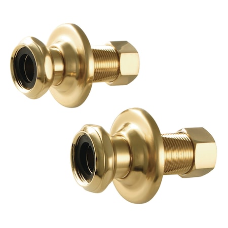 Kingston Brass AEU4107 1-3/4-Inch Wall Union Extension, Brushed Brass AEU4107
